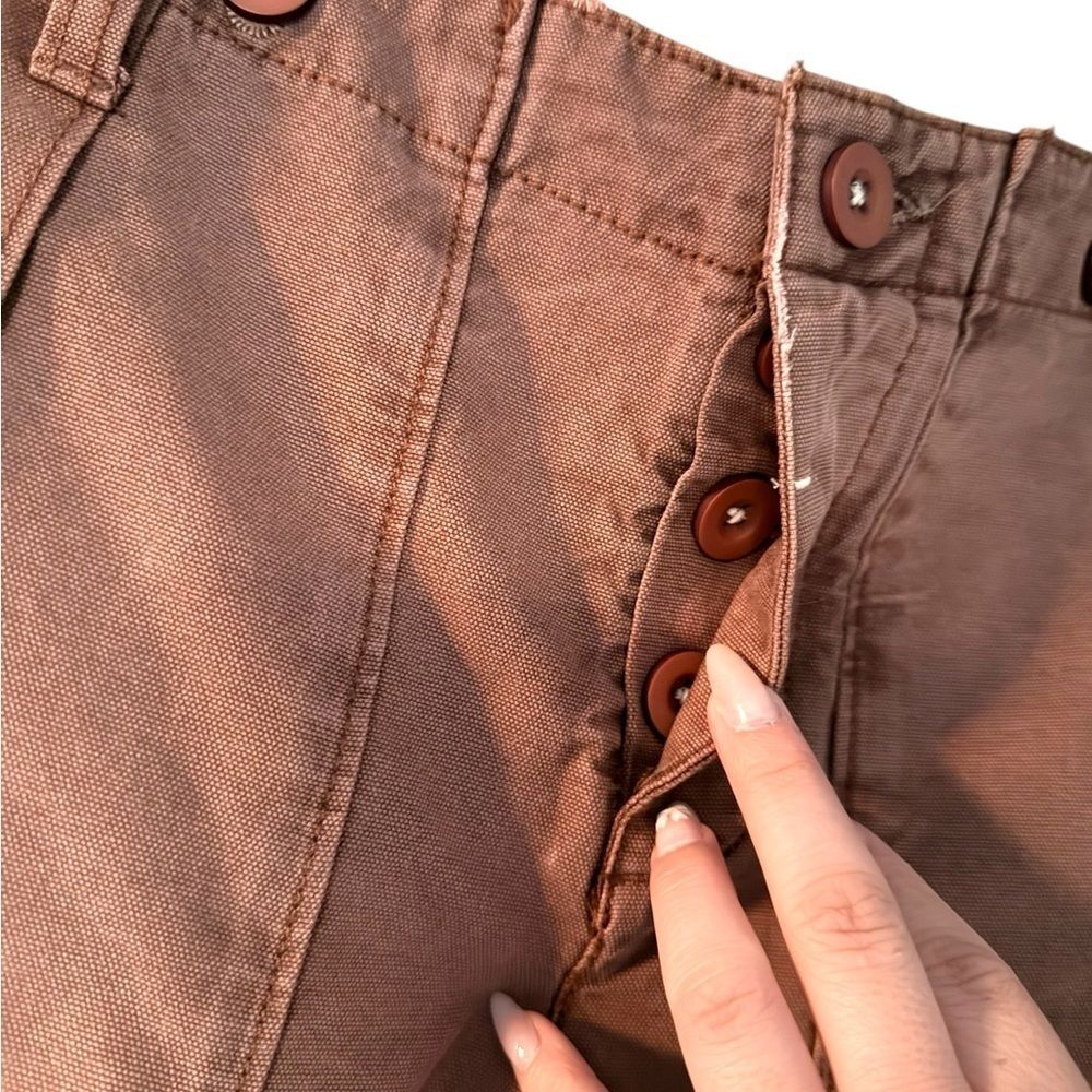 BNWOT Free People Brown Micro Shorts - Picture 11 of 15